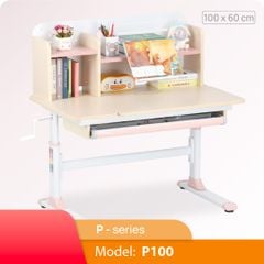 Bàn Học Thông Minh Chống Gù Chống Cận Gỗ Tự Nhiên iSmart P100