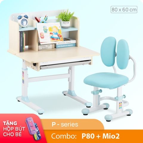  Bộ bàn học thông minh gỗ tự nhiên iSmart P80 