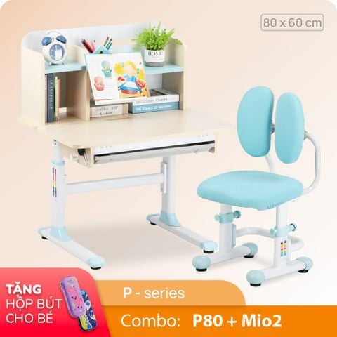  Bộ bàn học thông minh gỗ tự nhiên iSmart P80 