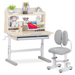 Bộ bàn học thông minh gỗ tự nhiên iSmart Q100