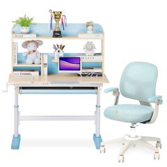 Bộ bàn học thông minh gỗ tự nhiên iSmart Q100