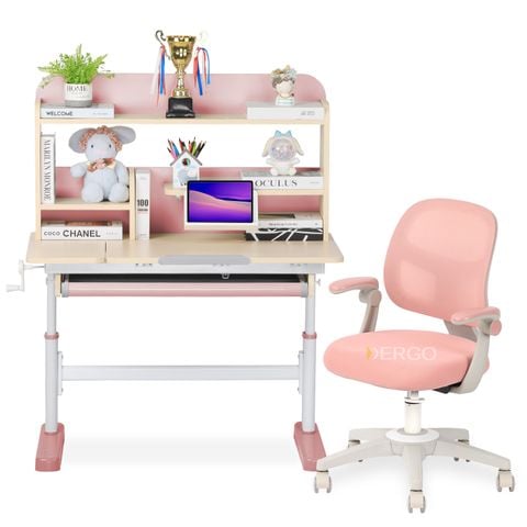  Bộ bàn học thông minh gỗ tự nhiên iSmart Q100 