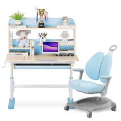 Bộ bàn học thông minh gỗ tự nhiên iSmart Q100