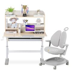 Bộ bàn học thông minh gỗ tự nhiên iSmart Q100