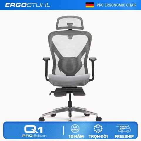  Ghế Công Thái Học Ergonomic ErgoStuhl Q1 Pro (Footrest) 