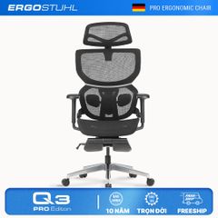 Ghế Công Thái Học Ergonomic ErgoStuhl Q3 Pro (Footrest)
