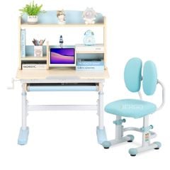 Bộ bàn học thông minh gỗ tự nhiên iSmart Q80