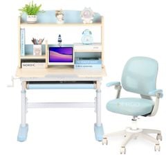 Bộ bàn học thông minh gỗ tự nhiên iSmart Q80