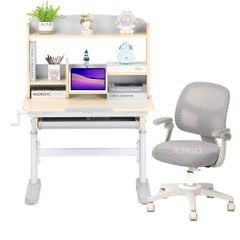 Bộ bàn học thông minh gỗ tự nhiên iSmart Q80