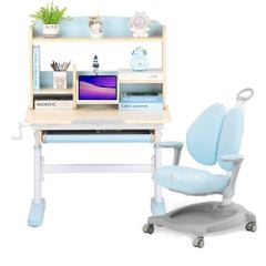 Bộ bàn học thông minh gỗ tự nhiên iSmart Q80