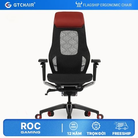  Ghế Công thái học Ergonomic GTChair ROC Gaming 