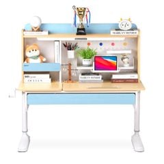 Bộ bàn học thông minh gỗ tự nhiên iSmart Super Star S120 Pro