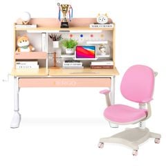 Bộ bàn học thông minh gỗ tự nhiên iSmart Super Star S120 Pro