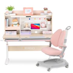 Bộ bàn học thông minh gỗ tự nhiên iSmart Super Star S120
