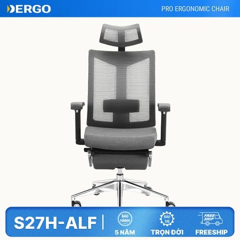  Ghế Công Thái Học Ergonomic S27H-ALF (Footrest) 