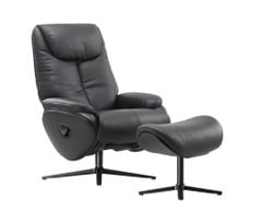 Sofa thư giãn chỉnh cơ da thật hiện đại Snow