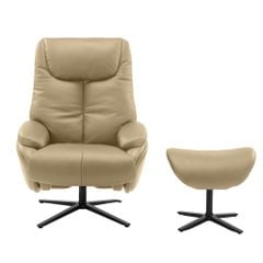Sofa thư giãn chỉnh cơ da thật hiện đại Snow
