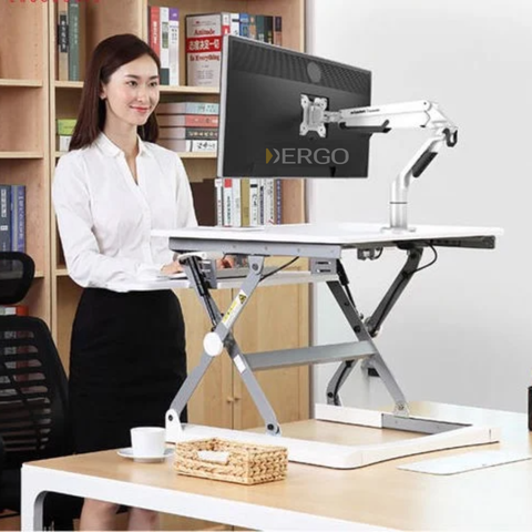  Giá treo màn hình tay đỡ màn hình đơn 17-36 inch - Flexispot MA8W (White) 