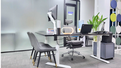 Khung bàn làm việc đứng điều chỉnh độ cao FlexiSpot E7T - Khung chữ L