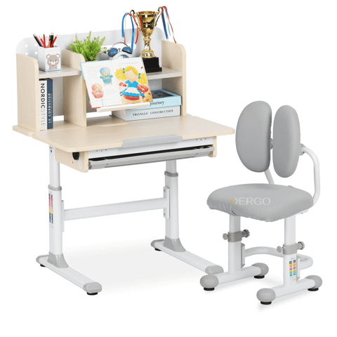  Bộ bàn học thông minh gỗ tự nhiên iSmart P80 