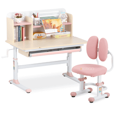Bộ bàn học thông minh gỗ tự nhiên iSmart P100