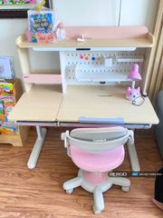 Bộ bàn học thông minh gỗ tự nhiên iSmart Super Star S120
