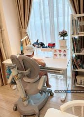 Bộ bàn học thông minh gỗ tự nhiên iSmart H120L