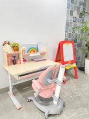 Bộ bàn học thông minh gỗ tự nhiên iSmart P100