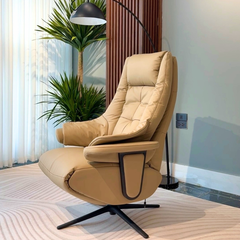 Sofa thư giãn chỉnh điện da thật Era (With Massage)