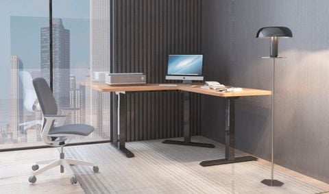  Khung bàn làm việc đứng điều chỉnh độ cao FlexiSpot E7T - Khung chữ L 