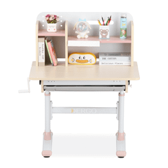 Bàn Học Thông Minh Chống Gù Chống Cận Gỗ Tự Nhiên iSmart P80