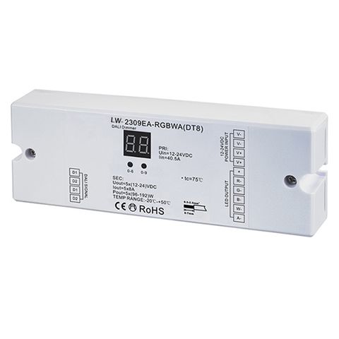 Sunricher | Driver Dimmer Đèn Led RGBWA, 5 Kênh/ DALI 12-24Vdc