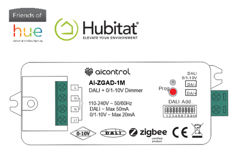 AI Control | Bộ Điều Khiển Dimmer Tăng Giảm Chiếu Sáng 0-10V/1-10V Hoặc Dali