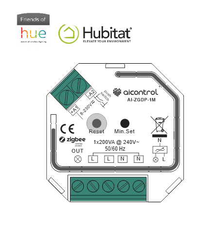 AI Control | Bộ Điều Khiển Dimmer Tăng Giảm Độ Sáng Triac