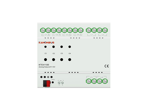 Kanonbus | Bộ Điều Khiển Chiếu Sáng 0/1-10V KNX - KTE4110D