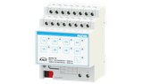 EKINEX EK-FE1-TP: Bộ điều khiển ON/OFF KNX, 8 kênh 10A cho đèn chiếu sáng hoặc 4 bộ động cơ, rèm tự động