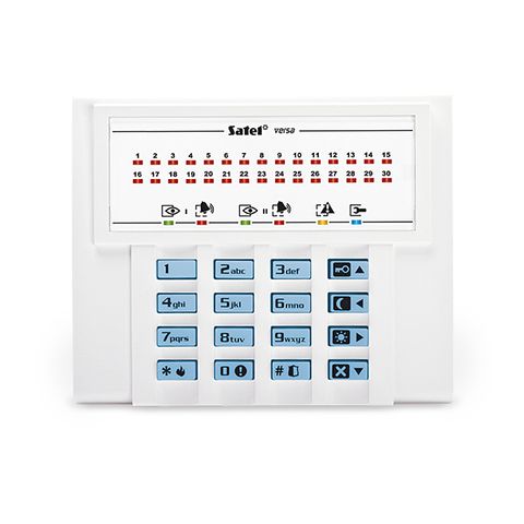 SATEL - VERSA-LED-BL: MÀN HÌNH ĐIỀU KHIỂN LED HỆ AN NINH VERSA/ LED KEYPAD FOR VERSA CONTROL PANEL