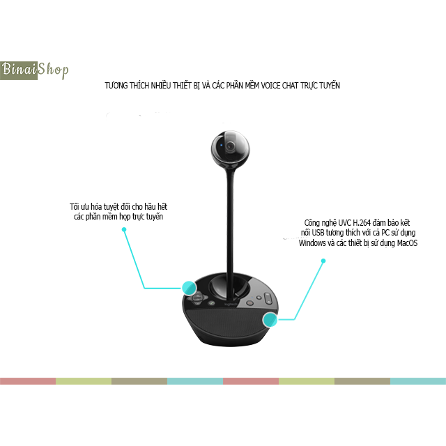 Combo Logitech BCC950 + Phần mềm Zoom ...