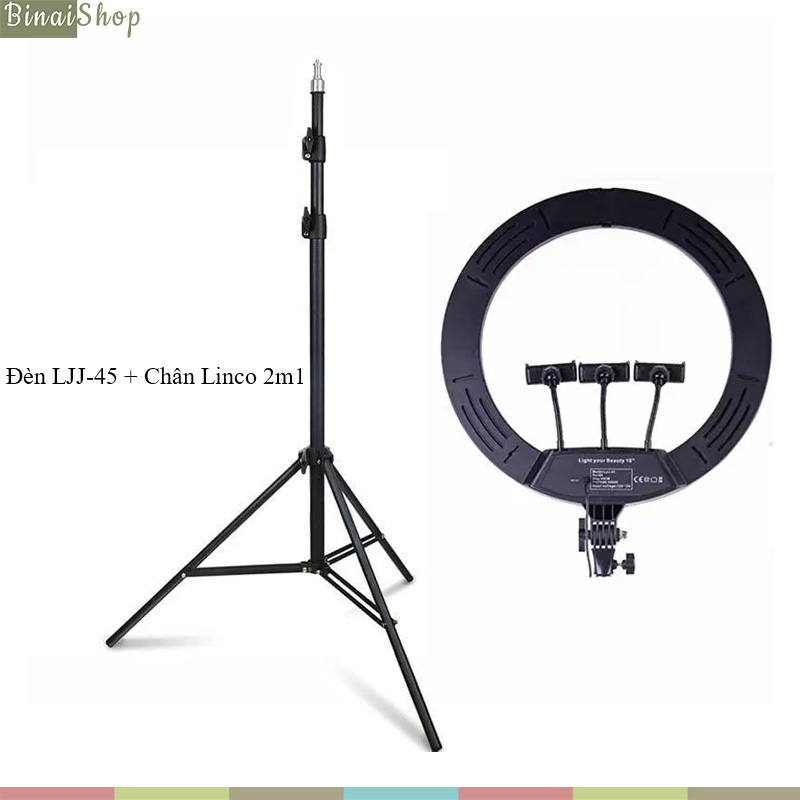 ARO DE LUZ 56CM 3 TONOS + TRÍPODE
