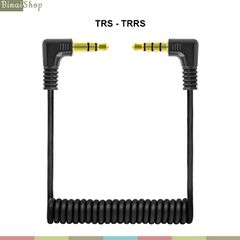  Cáp âm thanh 3.5 mm TRS-TRS / TRS - TRRS / TRS - Type-C / TRS - Lightning kết nối micro với máy ảnh, điện thoại, máy tính 