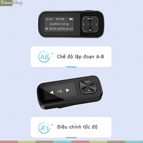 Philips SA1102 - Máy Nghe Nhạc Thể Thao Nhỏ Gọn, Lặp Đoạn A-B – BINAI