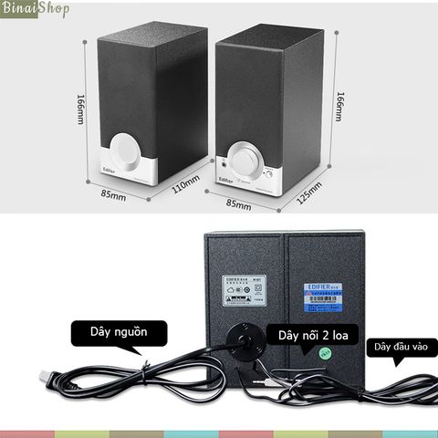 Edifier R18T - Loa Máy Tính 2.0 Nghe Nhạc, Xem Phim – BINAI