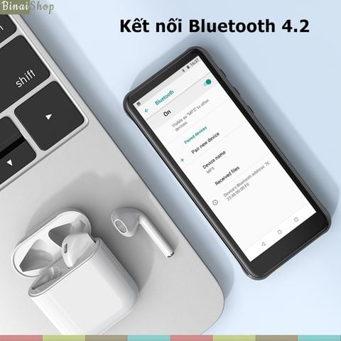 Ruizu Z80 - Máy Nghe Nhạc Kết Nối Wifi, Bluetooth, Android 8.1 – BINAI