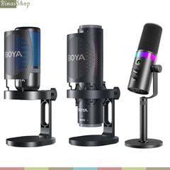  BOYA K3 / K7 / K9 - Micro Condenser USB, Sử Dụng Hiệu Ứng Ánh Sáng RGB Cho Streamer, Podcast, Giảng Dạy Trực Tuyến 