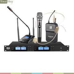  Takstar UC-4R - Micro Không Dây UHF Cho Karaoke, Hội Nghị, Giảng Dạy, Phát Thanh Phạm Vi Thu 100m 