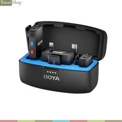  BOYAMIC -  Micro Cài Áo Không Dây 2,4 GHz Có Chức Năng Ghi Âm Tích Hợp, Bộ Nhớ 8GB Dành Cho Điện Thoại, Máy Ảnh, Máy Tính 
