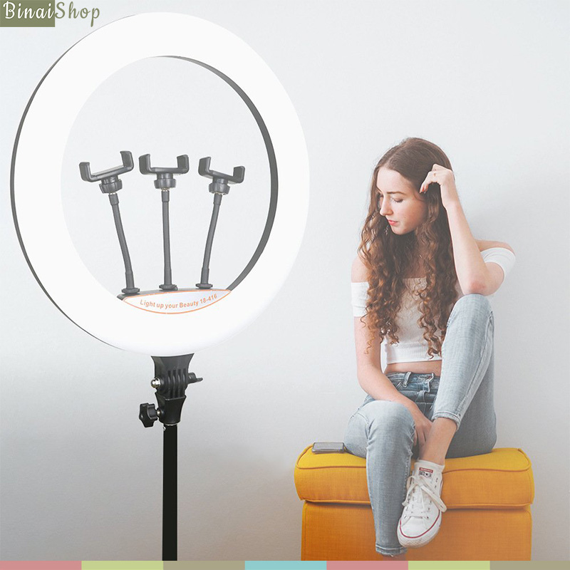 ARO DE LUZ 56CM 3 TONOS + TRÍPODE