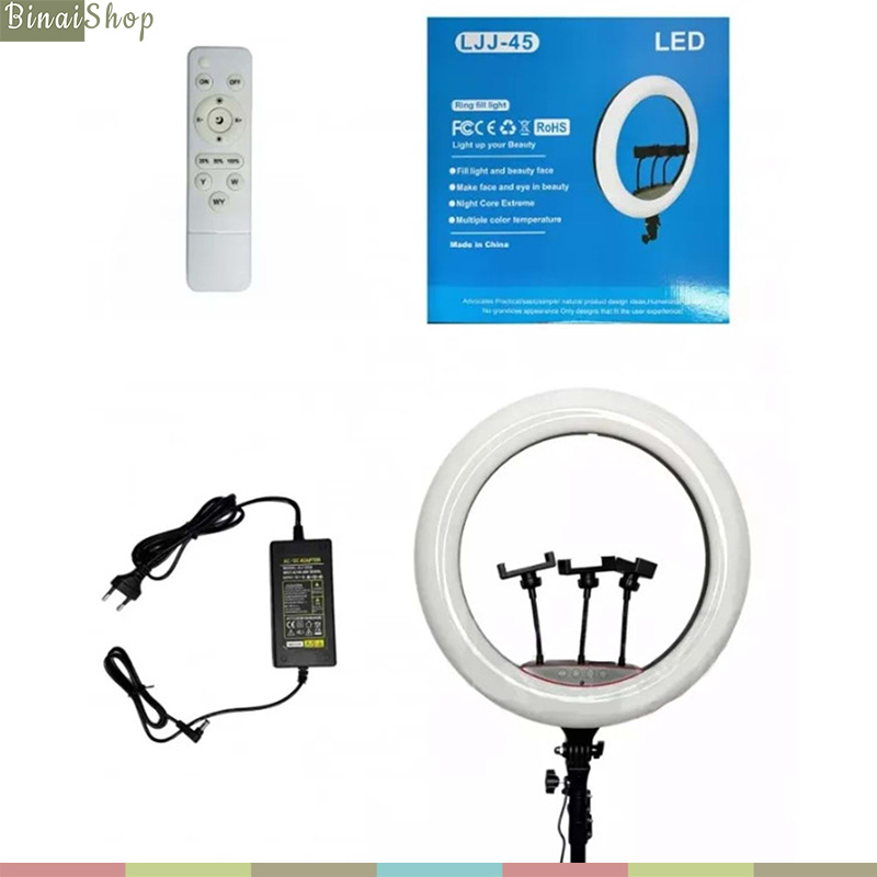 ARO DE LUZ 56CM 3 TONOS + TRÍPODE