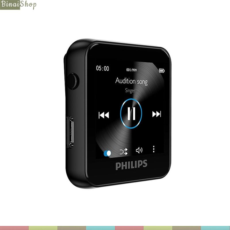 Philips SA6116MP3 - Máy Nghe Nhạc Thể Thao, Bluetooth 5.0, Cảm Ứng – BINAI