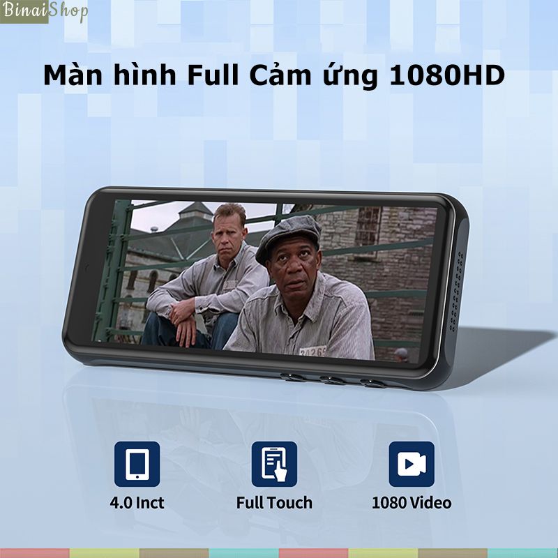 Ruizu Z80 - Máy Nghe Nhạc Kết Nối Wifi, Bluetooth, Android 8.1 – BINAI